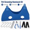 Cat Dog Grooming Hammock Pet Nail Clipping Suspension Restraint Bag Breathable Anti Scratch Grooming Helper Tool Adjustable Kit