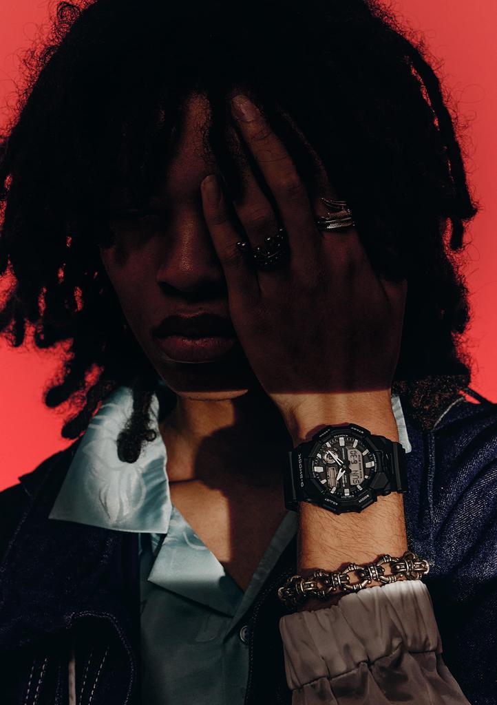 Casio Made with Biomass Plastic G-Shock Watch, GA-010-1AJF, Men's, Black, Long-Life