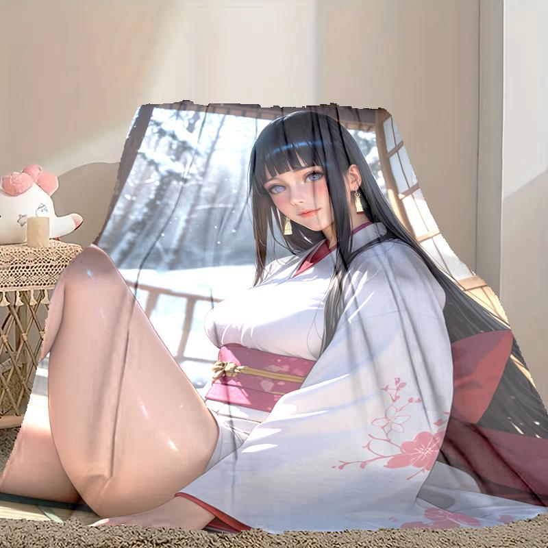 1pc Naruto Blanket, Home Printed Throw Blanket - Soft Blanket Gift for Family, Washable Sofa Bed Blanket