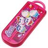 Skater Kids' Bento Trio Set, Chopsticks, Spoon, and Fork, Antibacterial Cutlery, Easy-Open Slide-Open Design, Made in Japan, Crayon Shin-chan Design,