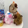 Capybara Capybara Plush Backpack Animals Students School Bag Sweet Cartoon Backpack  Travel
