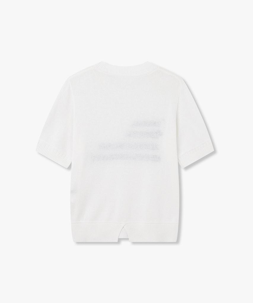 Bobeu Lettering Jacquard Knit Pullover_Ivory 7156350003