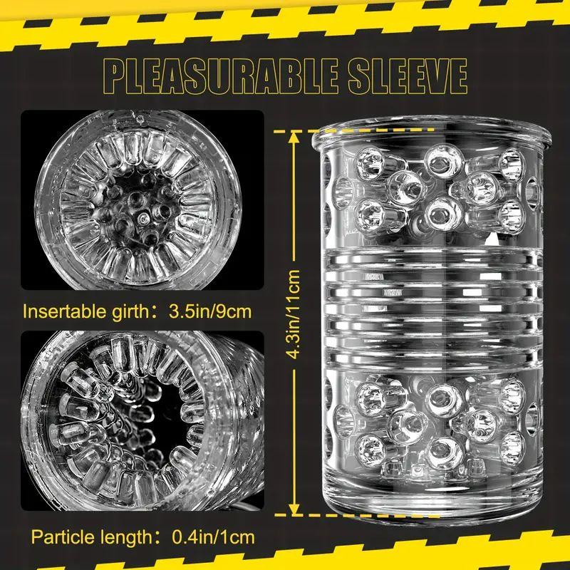 Male penis erotic massage masturbator, men's toy, featuring 7 360-degree rotating modes and 3 adjustable speed thrusts