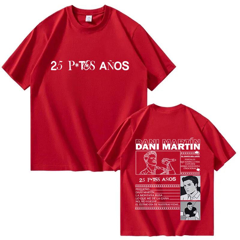 Dani Martin Que Caro Es El Tiempo Fashion Graphics Merch TShirts Men Women Hip Hop Short Sleeve T Shirts Gothic Cotton Tshirts