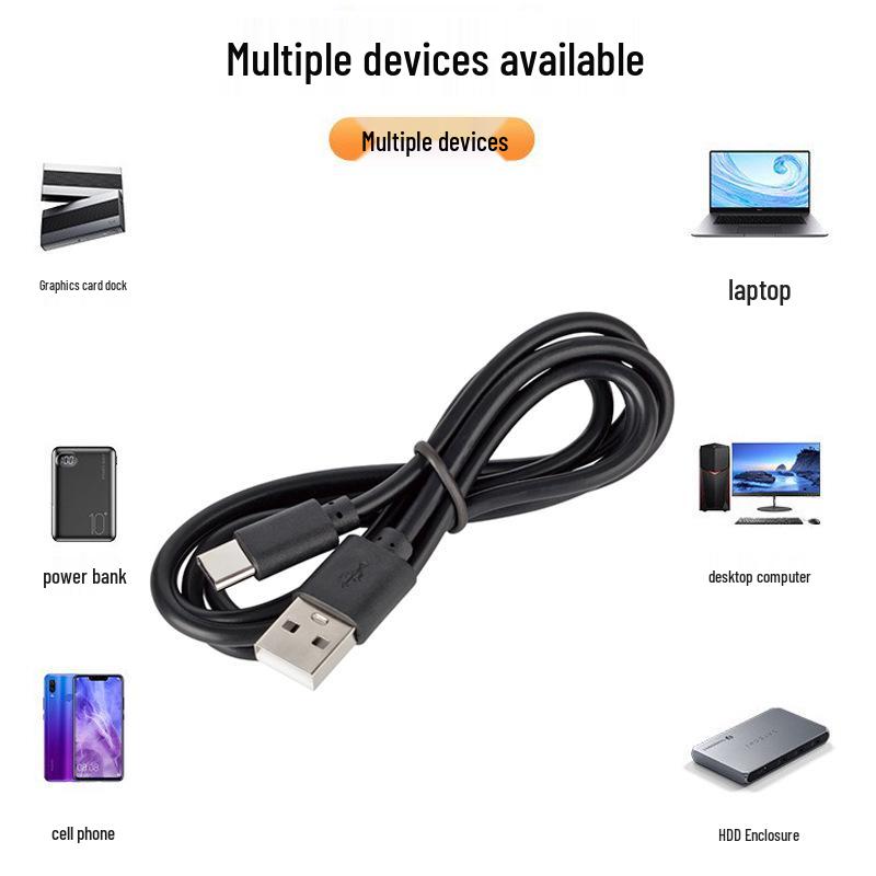 Type-C/Android 0.3-0.8m Pure Copper USB Fast Charging & Data Cable for Mobile and Laptop.