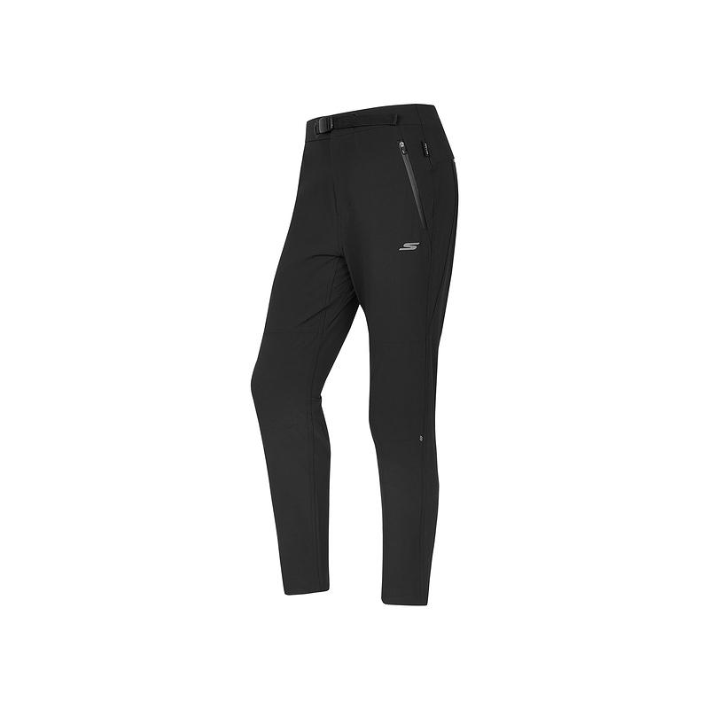 Skechers Breathable Soft Comfortable Solid Color Mid-Rise Casual Pants Women bottoms Carbon-Black P424W223-0018 M