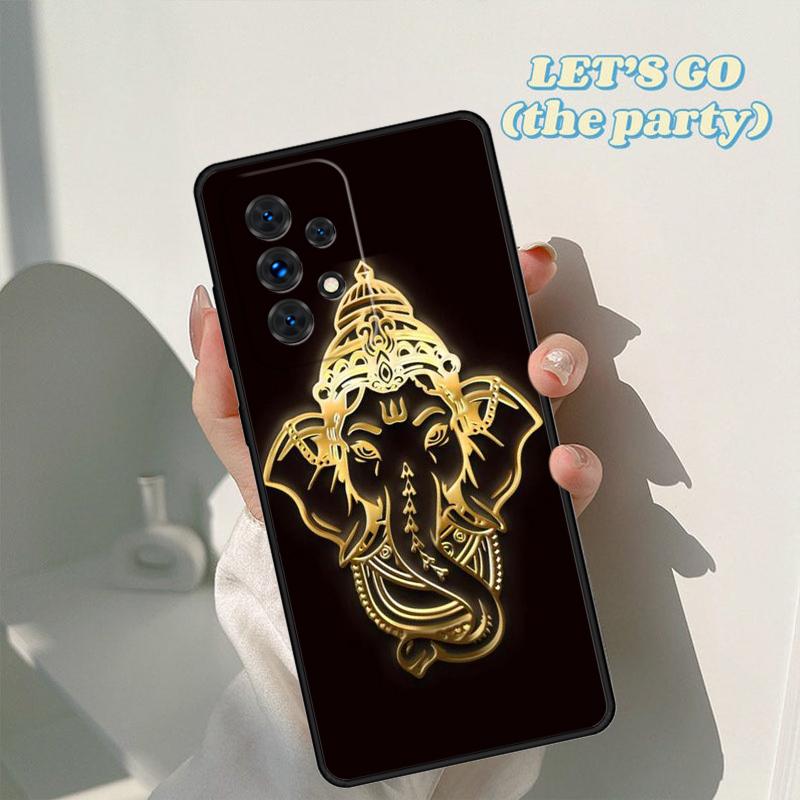 

Ganesh Elephant God phone case For Samsung Galaxy A42 A31 A40 A51 A71 A32 A80 A91 A52 A72 A73 A20e A21S A50 A70 A11 A12 Cover Samsung A13 4G