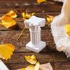 Home Decor Classical Architecture Miniature Roman Column Handicraft Photography Props Candlestick