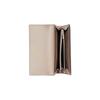 Gucci GG Marmont Gold Logo Snap Closure Long Canvas And Leather Wallet Women wallet Beige Oatmeal 456116AACFE9543