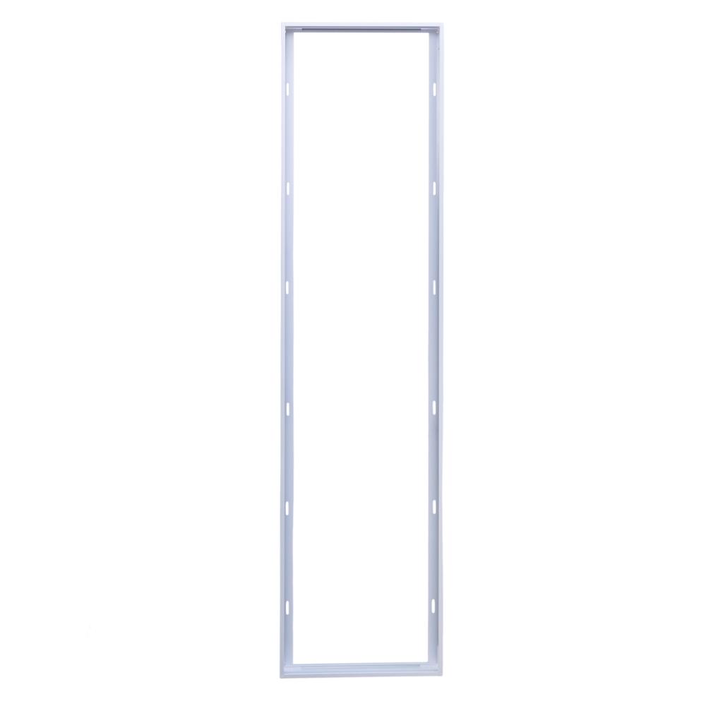Ramka Montażowa Do Panelu Led 120X30 Biała Aluminium 1023