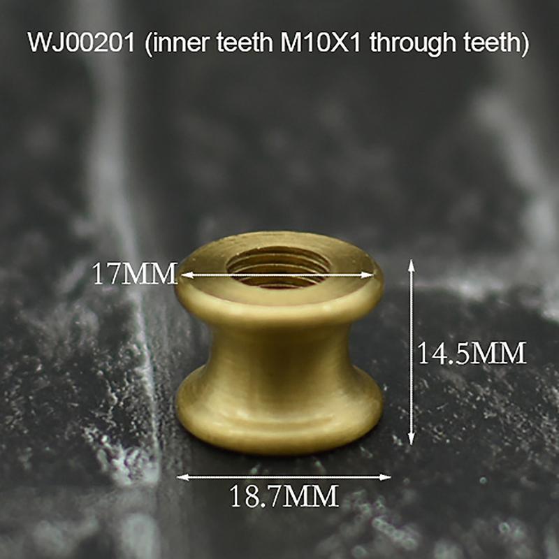 Bedroom Table Lamp Body Diy All Brass Decorative Parts I-Shaped Horn Cylindrical Beside Lamp Accessories Assembly Maintenance
