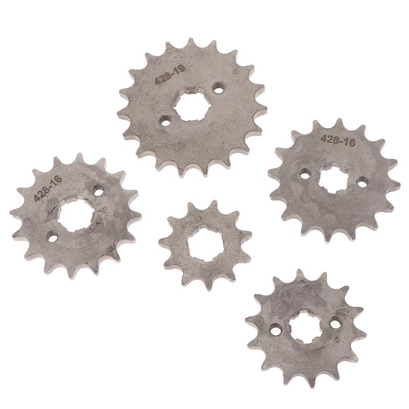 428# 17Mm /20Mm10 11 12 13 14 15 16 17 18 19T Teeth Front Engine Sprocket For Moto Bike Go Kart Atv Quad Motorcycle