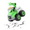 2-In-1 Building Block Disassembly And Assembly Construction Vehicle Fire Police Car Diy And Assembly Education Construction Automobile Science Toy