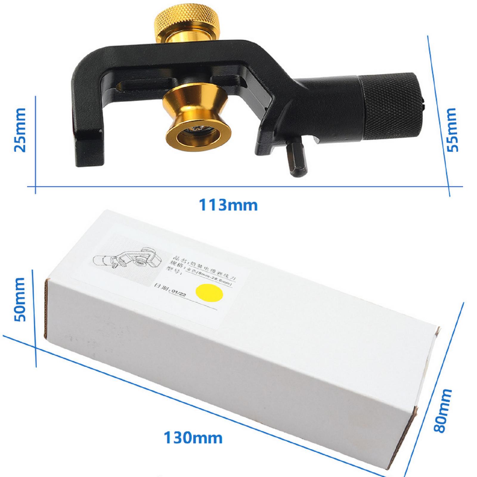 

Бронированный стриппер для проводов 8-28,6 мм Стриппер для оптического кабеля Инструмент для зачистки оптоволокна Продольный стриппер для оболочки Резак для оболочки United States