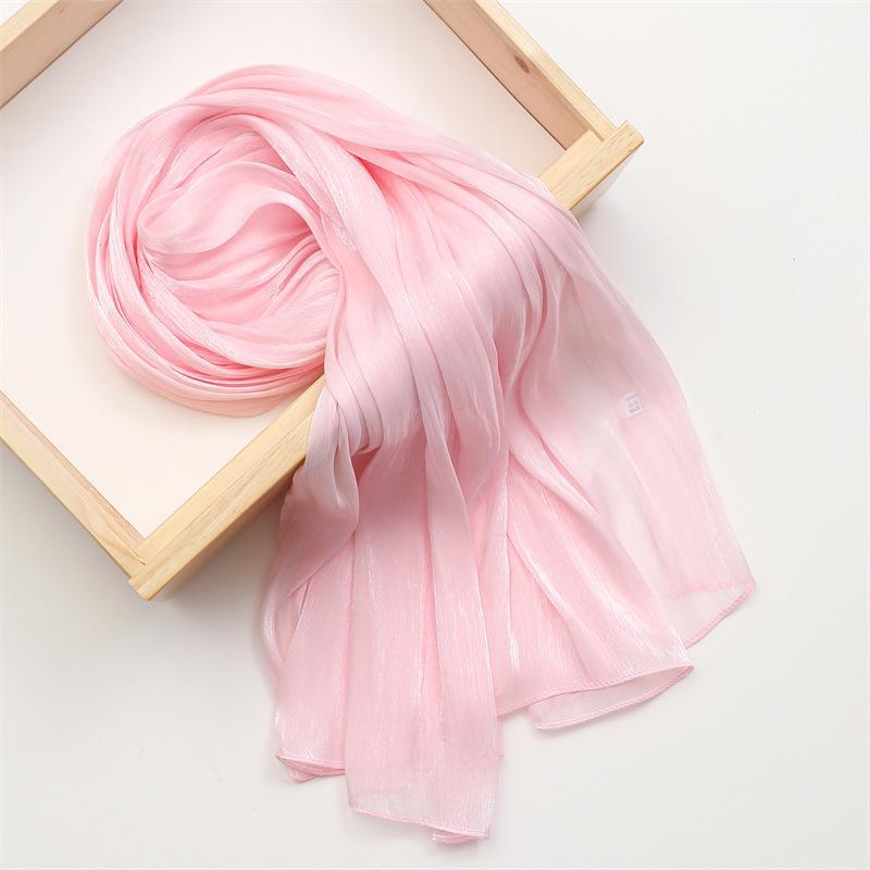 "All-Season Lightweight Cotton & Linen Scarf: Versatile Solid Color Shawl for Sun Protection & Warmth"