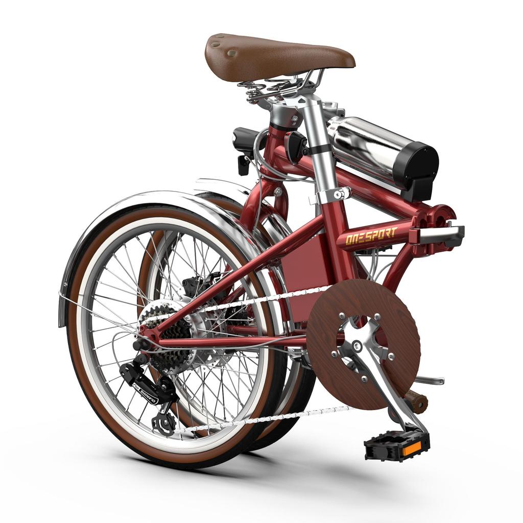 ONESPORT OT02 PRO Urban Elektrofahrrad 250W Motor 20*1,35 Zoll Reifen 36V 5,2Ah Stromversorgung maximale Tragfähigkeit 80 kg.