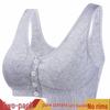 Underwire-Free Front-Closure Pure Cotton Bra for Middle-Aged and Elderly Women
