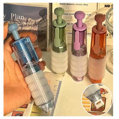 Transparent Punktdispenserande Dubbelsidigt Tejp Utbytbara Refiller Handbok Punktlim Skrivmaterial Skol- och Kontorsmaterial skrivmaterial