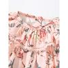 Autumn and Winter Girls' Floral Princess Dress 2023 New Kidsren's Long-Sleeved Dress Dress Little Girl's Fashionable Pure Cotton Dress
