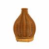 Wood Grain Rattan USB Ultrasonic Aroma Diffuser & Humidifier: Silent, Large Mist Volume