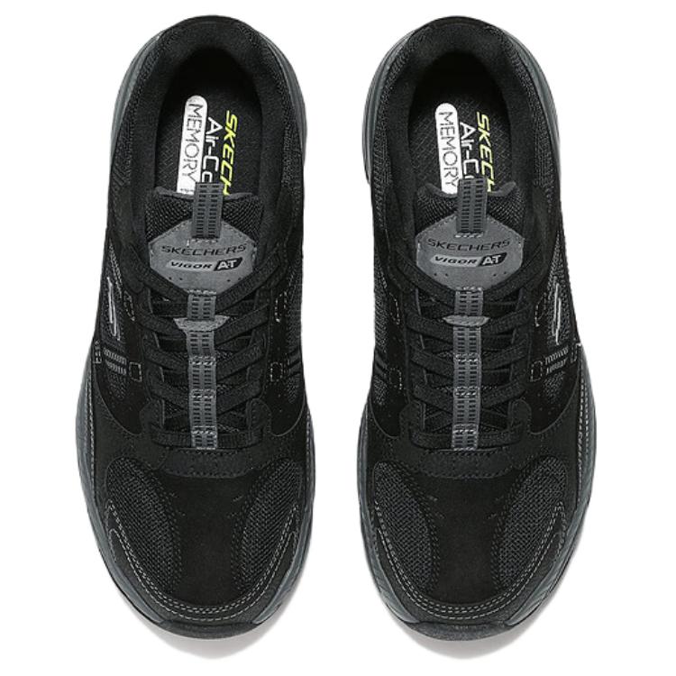 Skechers Outdoor Comfortable Fashion Durable Low-Top Outdoor Functional Shoes Men Shoes Black 237740-BKCC