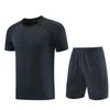 Mens Short Sleeve Tracksuit Running Basketball Soccer Training Workout Sportswear