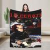 Gustavo Cerati Argentine Singer Blanket Warm Soft Print Plush Throw Blanket For Girls Boys Bedroom Flannel Bedspread Bed Cover