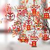 2026 Chinese New Year Hanging Decorations Red Spring Festival Hanging Ornament Pendants Chinese Horse New Year Party Supplies