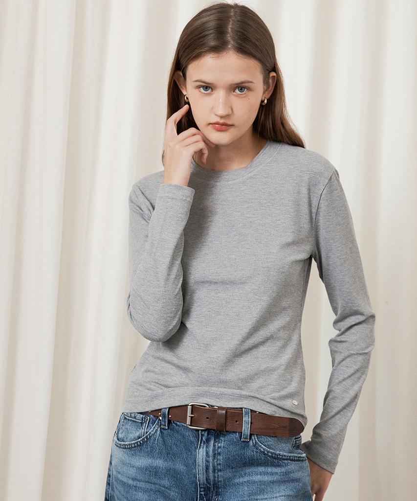 Guess 4-Color Double Round Neck Long Sleeve T-Shirt Op3K5425