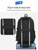 2025 Trendy Men's Large Capacity Student Backpack - Simple Business Shoulder Bag
