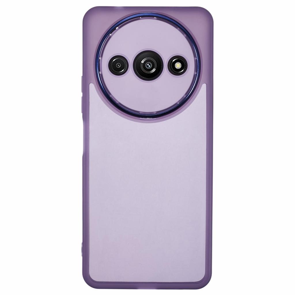 DKSM Series For Xiaomi Poco C61 4G/Redmi A3 4G Case Electroplated Camera Frame TPU Phone Cover