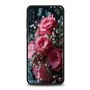 Case For Samsung A24 A12 A14 A32 A50 A70 A20E A20S A10S A22 A40 A34 A54 A42 A52 5G A02S A04s Cover Beautiful Red Rose Flowers