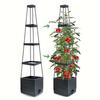 Tomato Tower Planting Box and Trellis - for Climbing Plants, Indoor and Outdoor Garden Support -1 Set