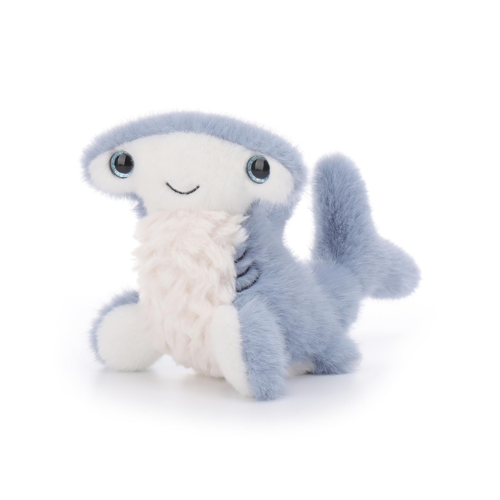 

Apricot Lamb Curious Hammerhead Shark Plush Toy for Soft and Fluffy Curious Hammerhead Shark for Girls and 22cm Kids, Cute, Boys, синий