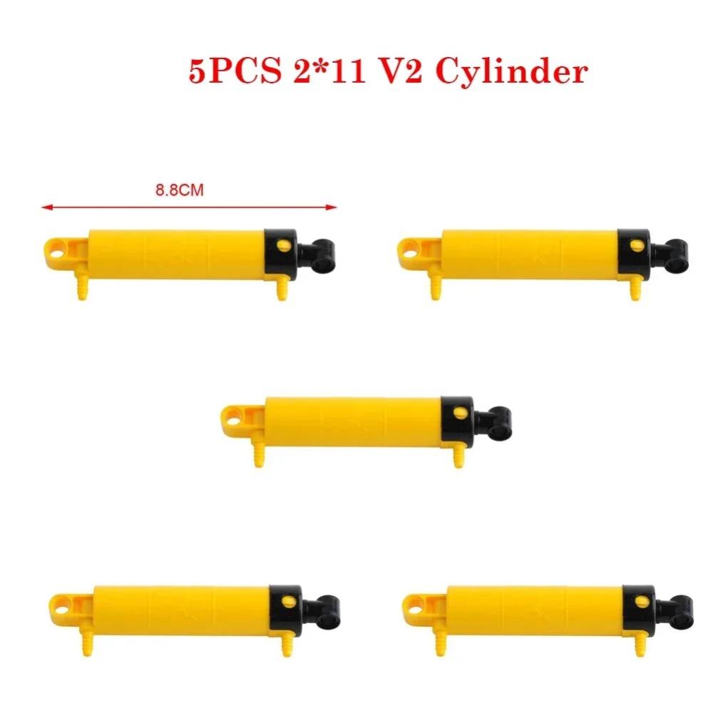 MOC Technical Hose Air Pump Tank Push Rod Putter Switch Piston Compatible With legoeds Pneumatic Parts 9641 42043 47225 61904