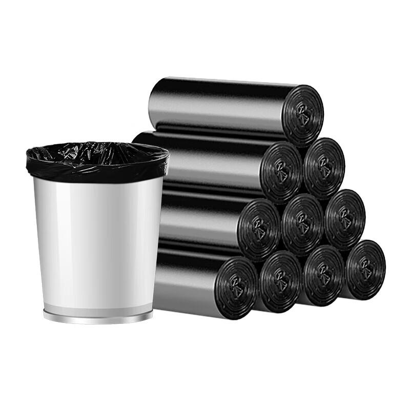 Jujie Flat-Top Black Trash Bags