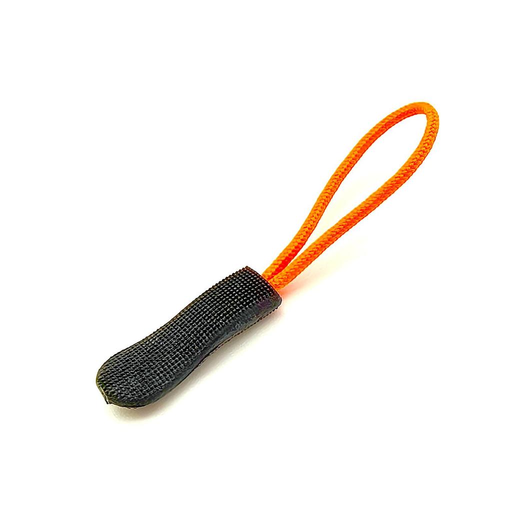 Colored PVC Zipper Pull Rope with Removable Drawstring and Rubber Pull Tab for Bags and Luggage
