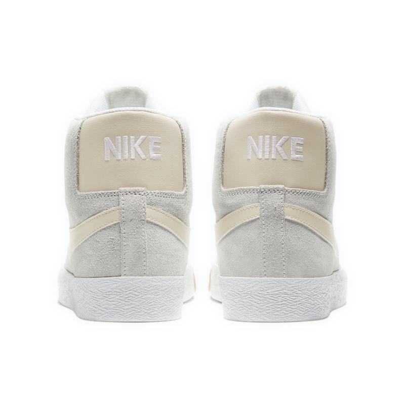 Nike SB Blazer Mid Cream Gum Skateboard Shoes 864349-005