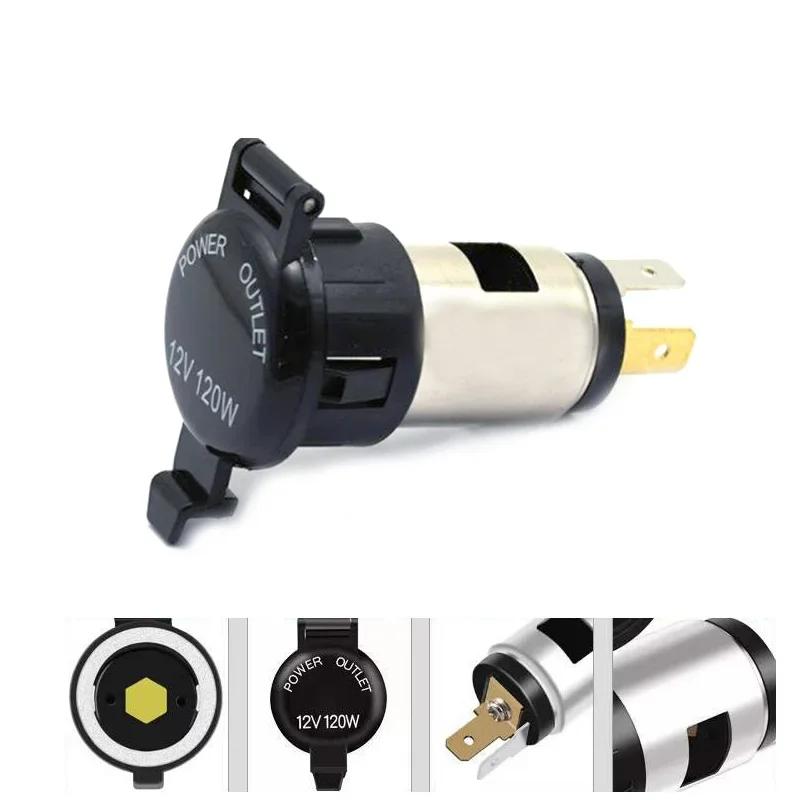Auto 12V Cigarette Lighter Socket Power Plug Outlet Parts Replacement Parts Security for Car Truck Cigarette Lighter Splitter