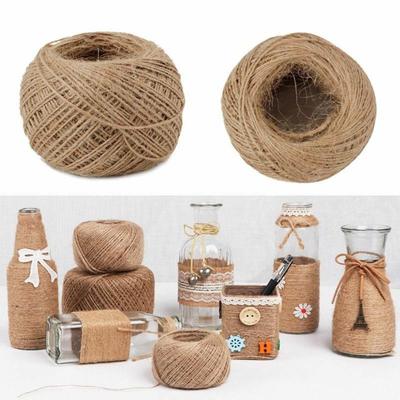 DIY Jute Twine 100M/Roll Cord String  For Handmade Craft Baking Decoration Packing Gift Box
