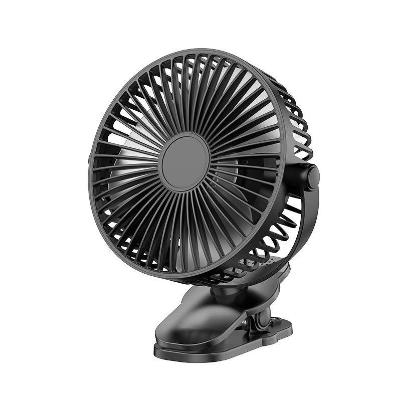 High-Power USB Clip Fan with Automatic Oscillation