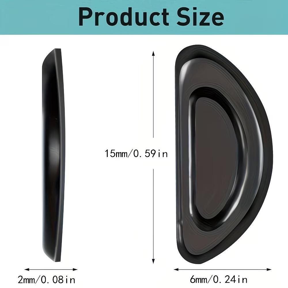 5-10pairs Eyeglass Nose Pads Replacement Anti-slip Nose Cushions Soft Self-Adhesive Invisible Nose Pad for Eyeglass Frame