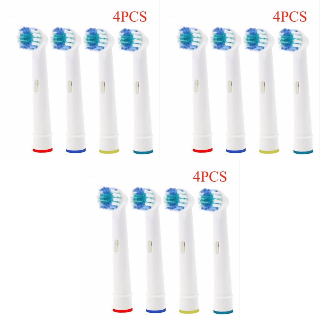 4pcs/pack Replacement Electric Toothbrush Heads For Braun Round Head