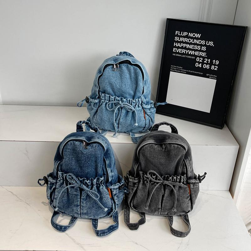 Women Denim Backpack