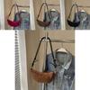 Vintage Aesthetic Horn Bag For Women With Soft Suede Material And Unique Design