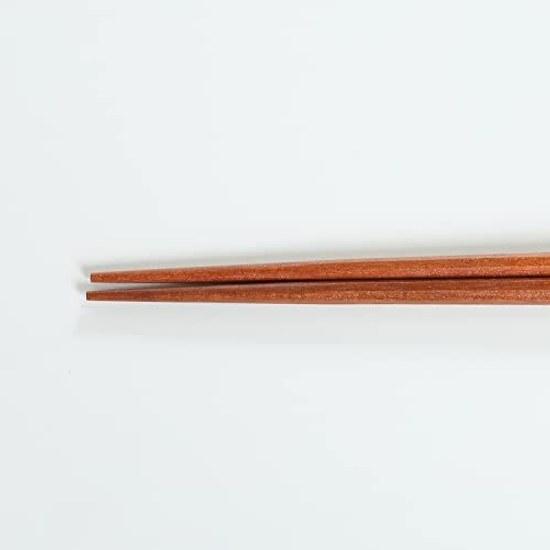 Fujiboeki Chopsticks Octagonal 22.5cm 5 Pairs Set Wooden Natural Wood Lucky 15418