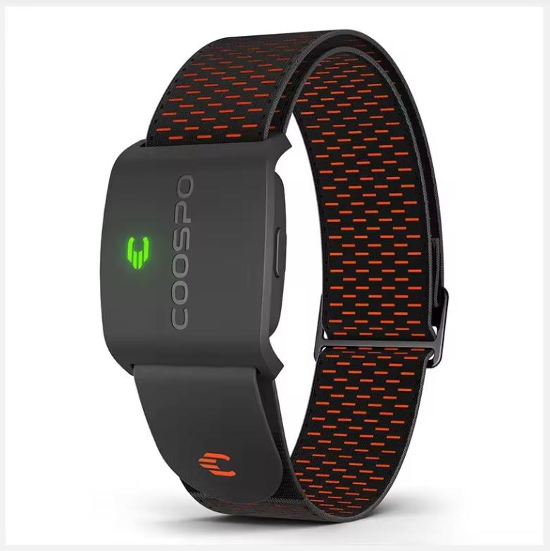 Xiaomi HW9 Armband Heart Rate Monitor with HR Zones/Calories HRM Sensor for Fitness Cycling BLE5.0 ANT+ for Peloton,Zwift,Wahoo