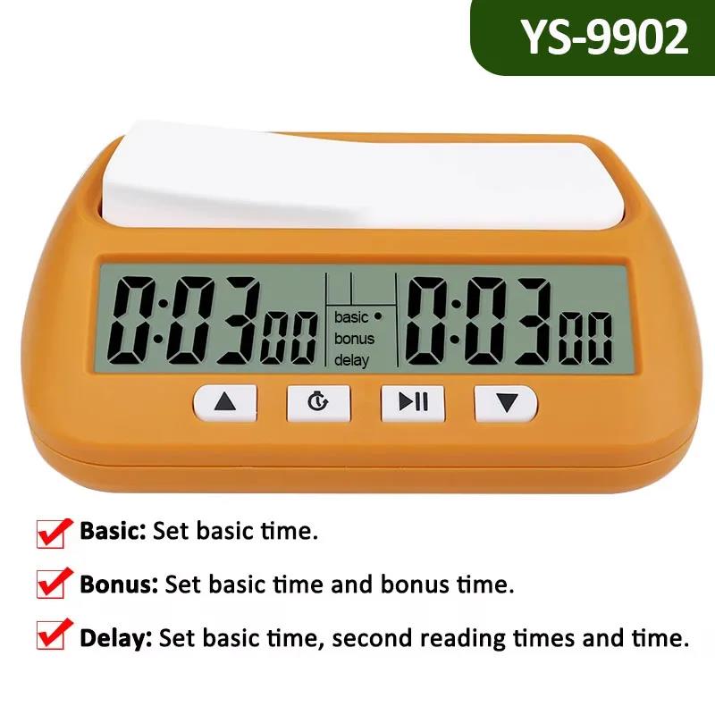 YS9901/YS902 Multipurpose Portable Professional Chess Clock Digital Chess Timer Game Timer Count Up/Down Precise Game Stopwatch3