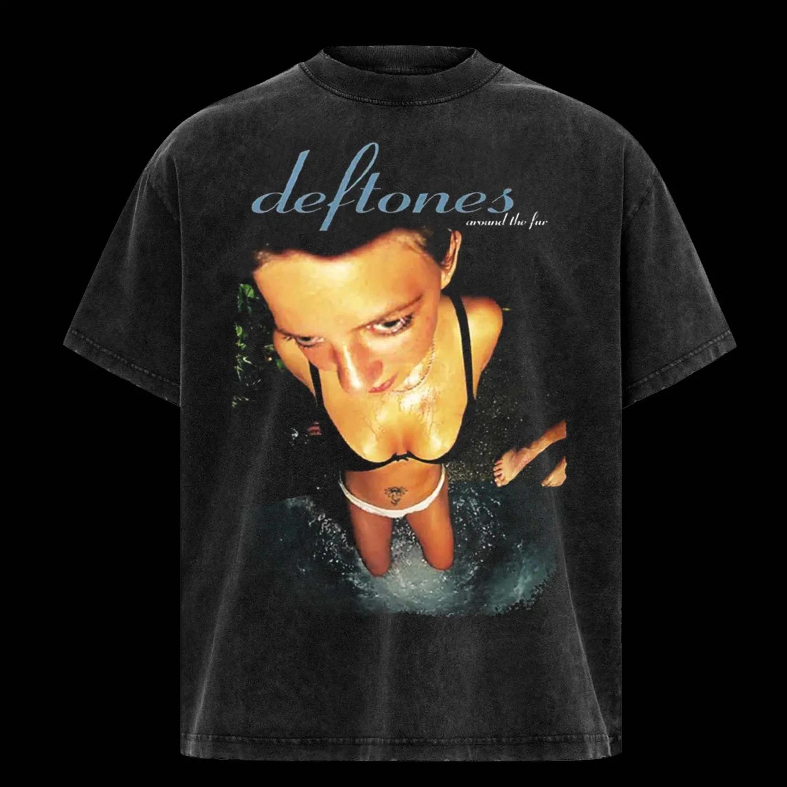 Retro Deftones Around The Fur Album Cover Shirt, metal band shirt,Deftones XXXL