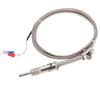 K Type Compression Spring Thermocouple Shielded Thermocouple Wire Probe for Factory
